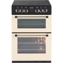Belling Classic 60E 60cm Electric Ceramic Cooker with Double Oven in Cream